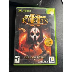 Star Wars Knights of the Old Republic II The Sith Lords Xbox Video Game